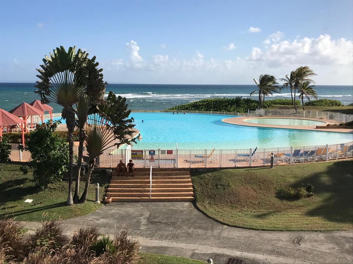 Coeur Tiare Studio Lounge Piscine Plage Cocotiers سانت فرانسوا المظهر الخارجي الصورة